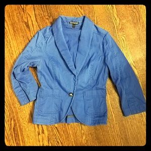 Royal blue blazer